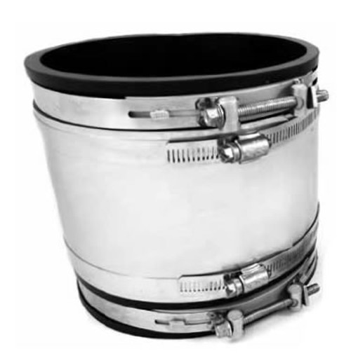 Pasco 56344PRC - 4-inchCLAY to 4-inchAC/DI FLEX-CPLarge & SS RING