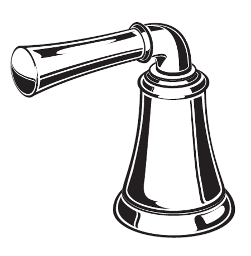American Standard M962937-2950A - ELBOW HANDLE F/PORTSMOUTH -RP-, SATIN