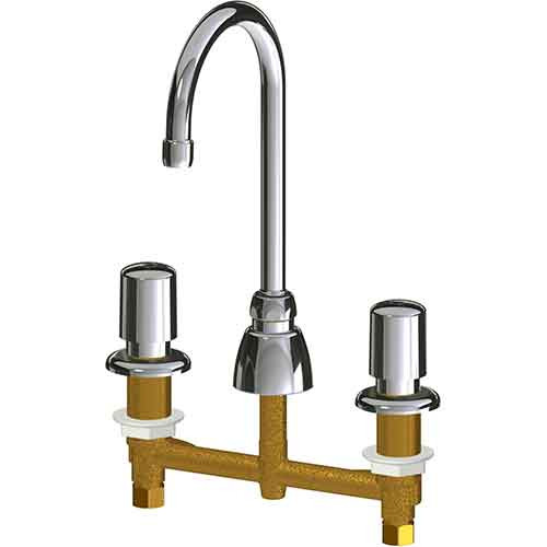 Chicago Faucets 786-E35-765ABCP Lavatory Metering Faucet