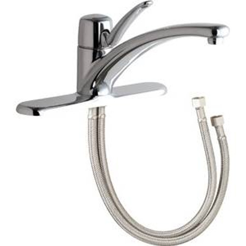 Chicago Faucets - 2300-8ABCP - Single Lever Kitchen Fitting, 8-inch Chicago Faucets - 2300-8ABCP - Single Lever Kitchen Fitting, 8-inch