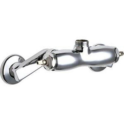 Chicago Faucets - 445-LESHAB Adjustable Wall Mounted Faucet, Less Spout and Handles and Quaturn™ Operating Cartridges Chicago Faucets - 445-LESHAB Adjustable Wall Mounted Faucet, Less Spout and Handles and Quaturn™ Operating Cartridges