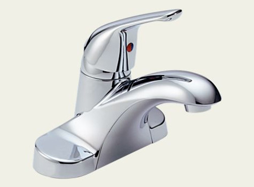 Delta B501LF Foundations: Single Handle Centerset Lavatory Faucet, Chrome Delta B501LF Foundations: Single Handle Centerset Lavatory Faucet, Chrome