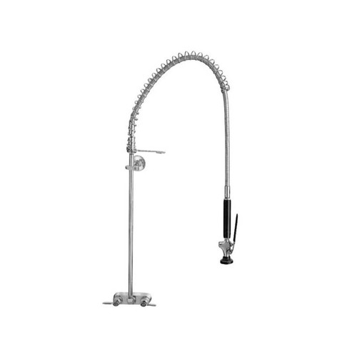 Fisher - 2610-WB - Spring Style Pre-Rinse Faucet - 4-inch Backsplash Mounted, Wall Bracket Fisher - 2610-WB - Spring Style Pre-Rinse Faucet - 4-inch Backsplash Mounted, Wall Bracket