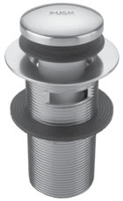 Jaclo 533-75 - Extra Long Thread Toe Control Tub Drain Strainer with overflow (3" Long)