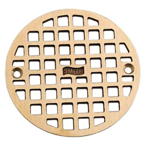 Jay R. Smith A05PBG Polished Brass Grate 4 3/4"Outside Measurement.
