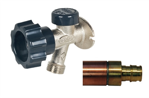 Mansfield 491-10 by Prier 400 Series Wall Hydrant 491 Series - ?? Wirsbo PEX