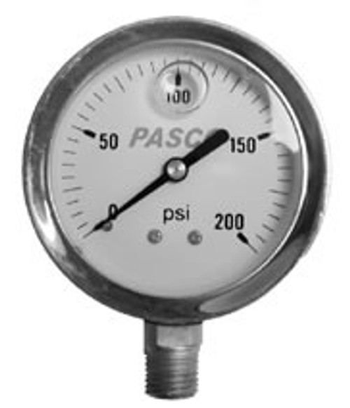 Pasco - 1773 - 2-1/2-inch 60 PSI GLYCERINE GAUGE