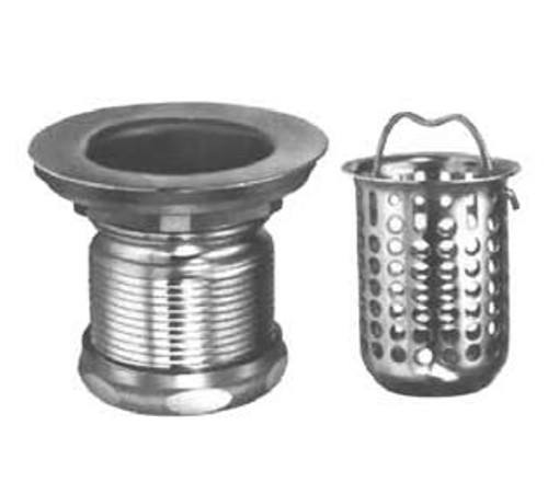 Pasco - 1361 - JR BASKET STRAINER W/DC NUTS