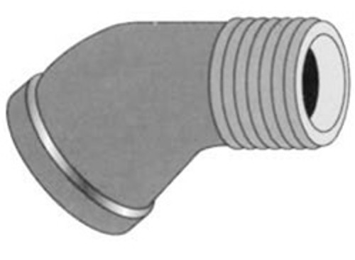Pasco - 7192 - 1/2-inch BR 45 ST ELL Pasco - 7192 - 1/2-inch BR 45 ST ELL