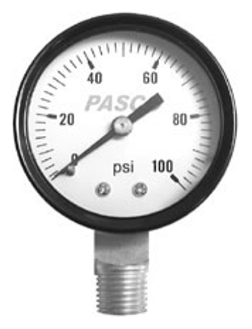 Pasco - 1729 - 2-inch 100# PRESSURE GAUGE