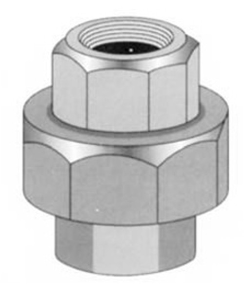 Pasco - 7164 - 3/8-inch BR UNION