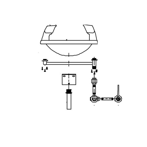 Speakman SE-403 - Freeze protected, wall mounted, stainless steel bowl, supply line in heated area (std. for 8-inch wall thickness).   Add $98 to lengthen up to 18-inch wall thickness.