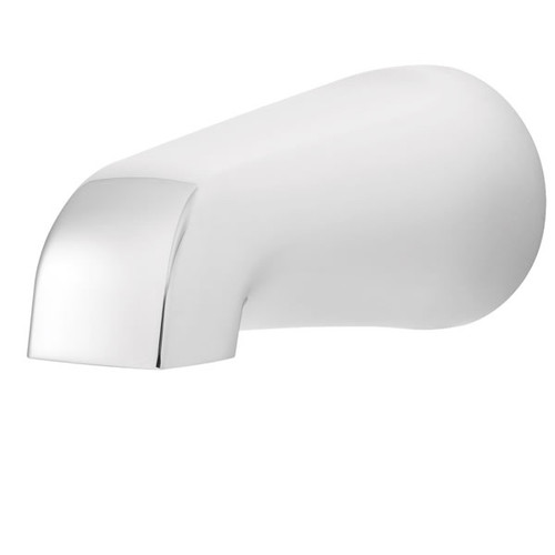 Speakman S-1555 - Diverter tub spout, chrome plated brass, 3/4-inch NPTF inlet, supplied with 1/2-inch NPTF bushing