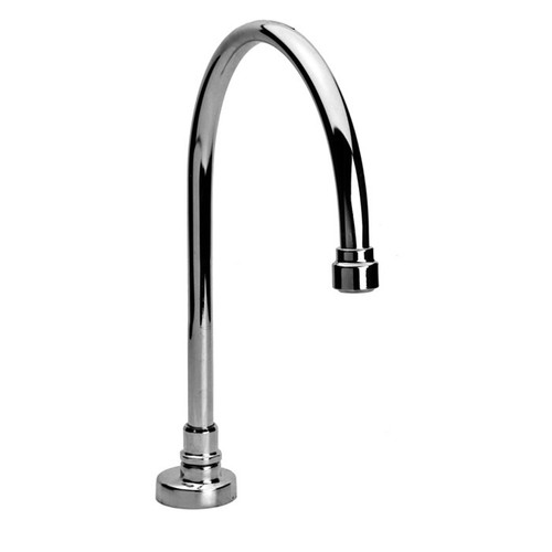 Speakman S-3345 - Deck mounted faucet with 8-inch deep gooseneck rigid or swivel