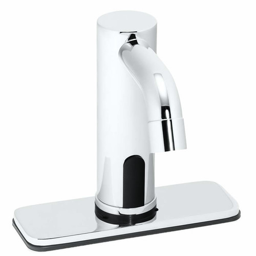 Speakman S-9410 - AC powered/plug-in lavatory faucet. Solenoid with built-in filter. Electronics housed above counter. Solid brass body and spout. 60-second time out feature prevents floods. Meets ASME A112.18.1/CSA B125.1