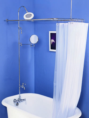 Strom Plumbing - P0404C - CHROME SHOWER ENCLOSURE SET