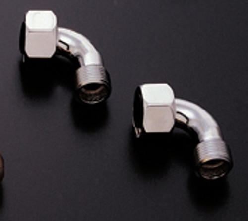 Strom Plumbing P0643C Bent Connection Couplings for Clawfoot Faucets with 3/4 inch Connections