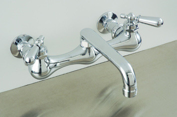 Strom Plumbing - P0829C - CHR MADEIRA WALL W/10-inch SPOUT&P0476C