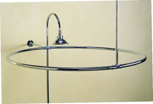 Strom Plumbing - P0757C - CHROME CIRCULAR SHOWER ENCLOSURE