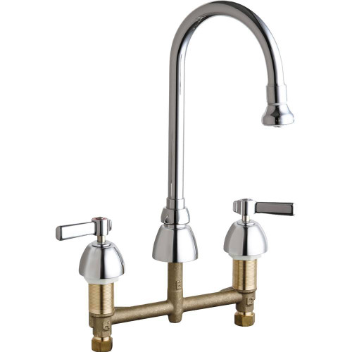 Chicago Faucets - 786-369ABCP - Widespread Lavatory Faucet