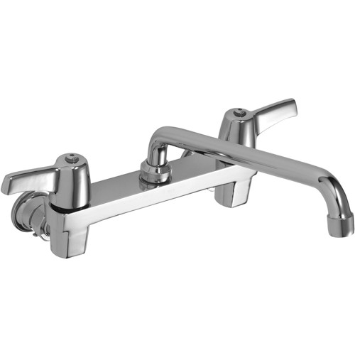 Delta Commercial 28C4433 - 28T Two Handle 8" Wall Mount Service Sink Faucet, Chrome Delta Commercial 28C4433 - 28T Two Handle 8" Wall Mount Service Sink Faucet, Chrome