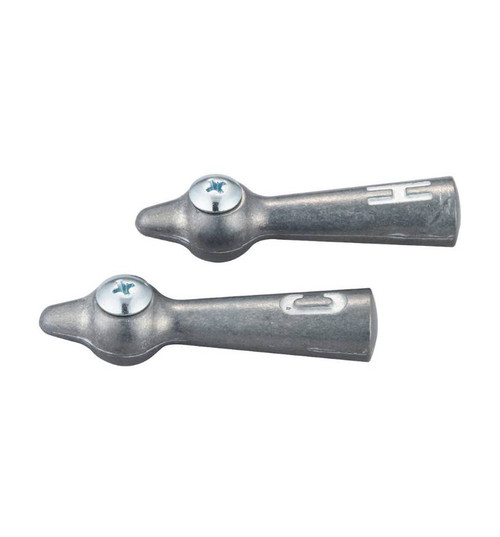 CENTRAL BRASS G-520-W Lever Laundry Faucet Handles Cold & Hot With Screws