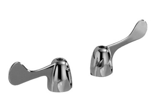 Delta Commercial RP12491 -   Metal Wrist Blade Handle Set - Hdf, Chrome Delta Commercial RP12491 -   Metal Wrist Blade Handle Set - Hdf, Chrome