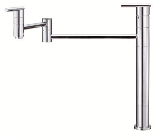 Danze D206558 - Parma Single Handle Pot Filler Deck Mount Lever Handle - Polished Chrome Danze D206558 - Parma Single Handle Pot Filler Deck Mount Lever Handle - Polished Chrome