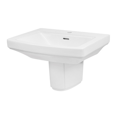 Gerber 23-512 Hinsdale Wall Hung Lav Combo: 13-502 Lav w/ 29-838 Shroud White