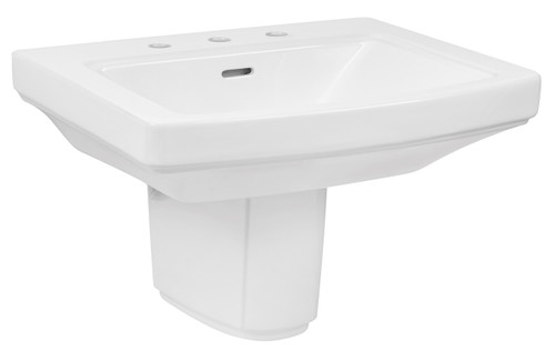 Gerber 23-518 Hinsdale Wall Hung Lav Combo: 13-508 Lav w/ 29-838 Shroud White