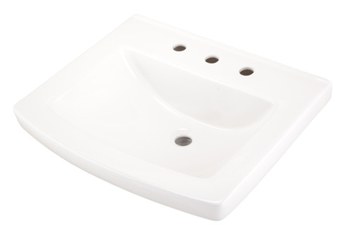 Gerber G0012519 Burr Ridge 24" Ped Top 8" CC White