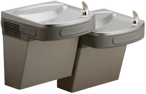 Elkay EZSTL8C Bi-Level Two Station ADA Barrier Free Wall Mounted Coolers, Easy Touch Controls Elkay EZSTL8C Bi-Level Two Station ADA Barrier Free Wall Mounted Coolers, Easy Touch Controls