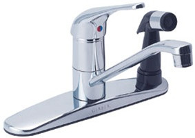 Gerber 40-121 Maxwell? Single Handle Kitchen Faucet with Side Spray, Chrome