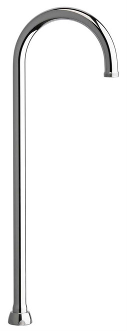 Chicago Faucets - GN2AH17JKCP - Gooseneck Spout-A Type End