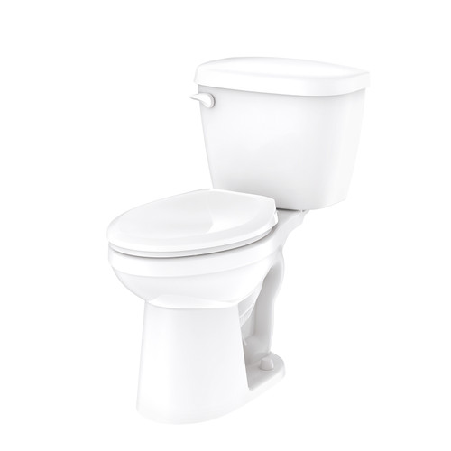Gerber GWS20918 Maxwell 1.28gpf ADA EL 12" RI Combo: GMX21928 Bowl w/ G0028990 Tank White