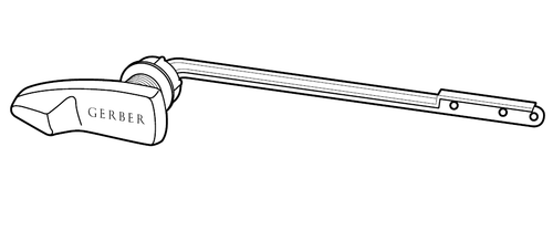 Gerber - PLASTIC TANK LEVER FOR GRAVITY UNITS PB Gerber - PLASTIC TANK LEVER FOR GRAVITY UNITS PB