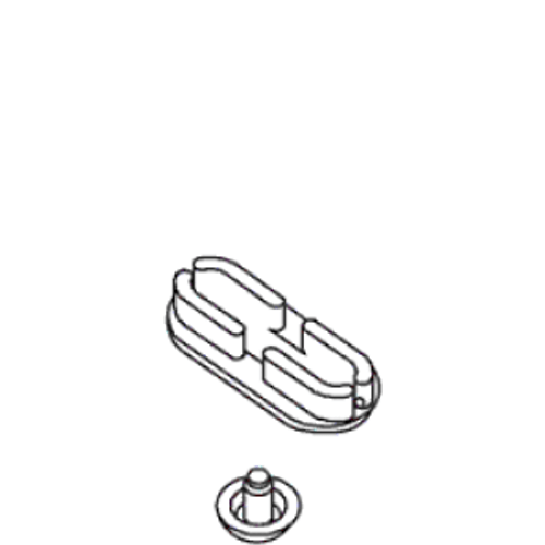 Kohler 30326-0 - White Seat Bumper (2) Kohler 30326-0 - White Seat Bumper (2)