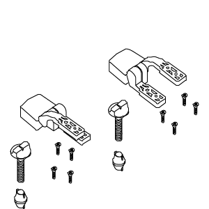 Kohler 52042-0 - White Hinge Post Assembly
