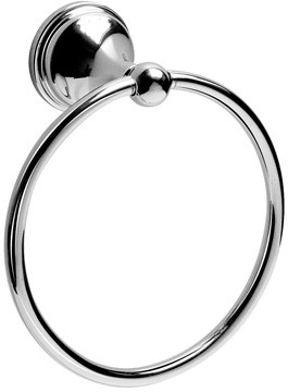 Meridian 2096510 - Towel Ring (Solid Brass Construction) - Brushed Nickel