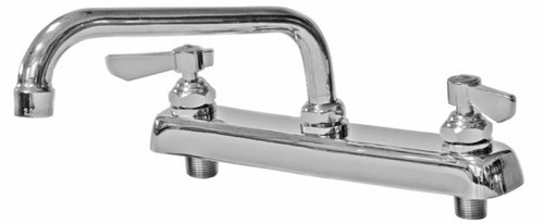 Pasco 33410 - HEAVY DUTY 8-inch DECK FAUCET-10-inchSPOUT