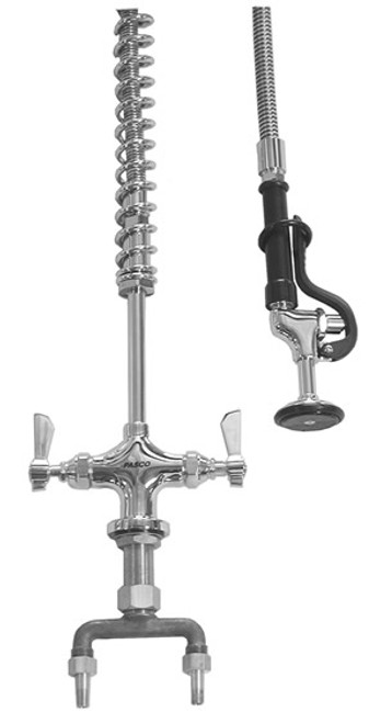 Pasco - 33612 - 4-inch DK MNT. PRE-RINSE ASSY. MTL HNDL