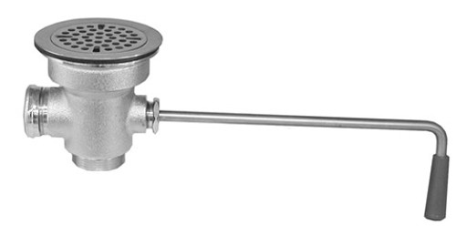 Pasco - 33146 - 3-1/2-inch X2-inch TWIST LEVER DRN 1-1/4-inch OFLO