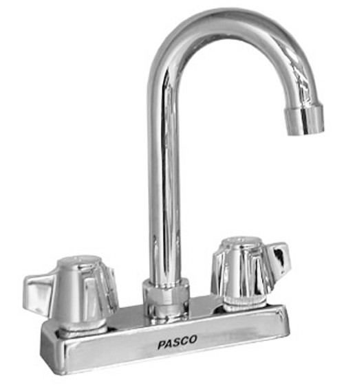 Pasco - 33151 - MED DUTY 4-inch DECK FAUCET-6-inch GOOSENECK
