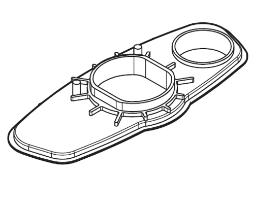 Pfister Faucets 961-0280 Putty Plate