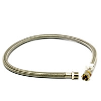 Rohl 9.28448 Perrin & Rowe 40" Extension Braided Hose For The Four Hole Deck Tub Fillers That Connects Between The Finished Hose And The Spout 