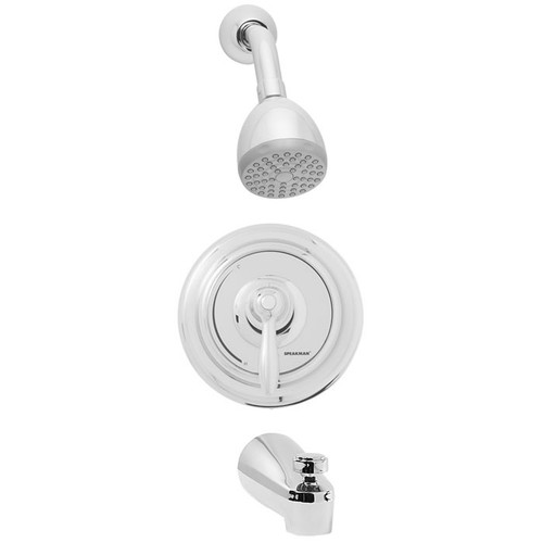 Speakman SM-5030 - SM-5000 thermostatic/pressure balance valve. S-2272-E2 showerhead, S-2500 arm and flange. S-1556 diverter tub spout. Meets ASSE 1016 and ASME A112.18.1/CSA B125.1 Speakman SM-5030 - SM-5000 thermostatic/pressure balance valve. S-2272-E2 showerhead, S-2500 arm and flange. S-1556 diverter tub spout. Meets ASSE 1016 and ASME A112.18.1/CSA B125.1