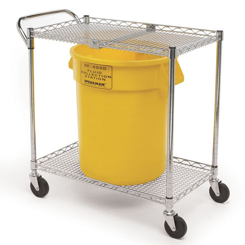 Speakman SE-4360 - Cart to transport SE-4300 series gravity-fed eyewashes. Speakman SE-4360 - Cart to transport SE-4300 series gravity-fed eyewashes.
