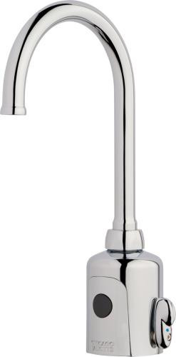Chicago Faucet 116.694.AB.1T Ab Fc Ir Gooseneck Lldc Ext Mix