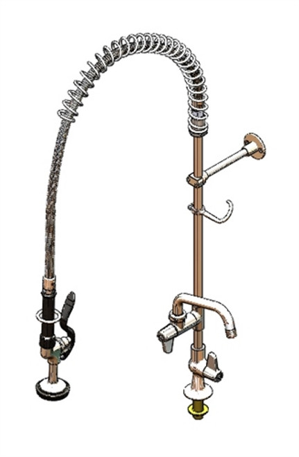 T&S Brass - 5PR-1S06 - Pre-rinse, Single Hole, 6-inch Add-on Faucet