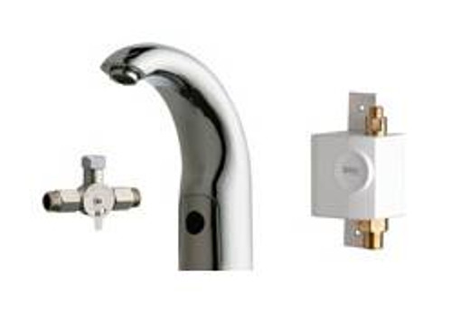Chicago Faucets 116.962.AB.1 - HYTRONIC CONTEMPORARY SINK FAUCET WITH DUAL BEAM INFRARED SENSOR Chicago Faucets 116.962.AB.1 - HYTRONIC CONTEMPORARY SINK FAUCET WITH DUAL BEAM INFRARED SENSOR